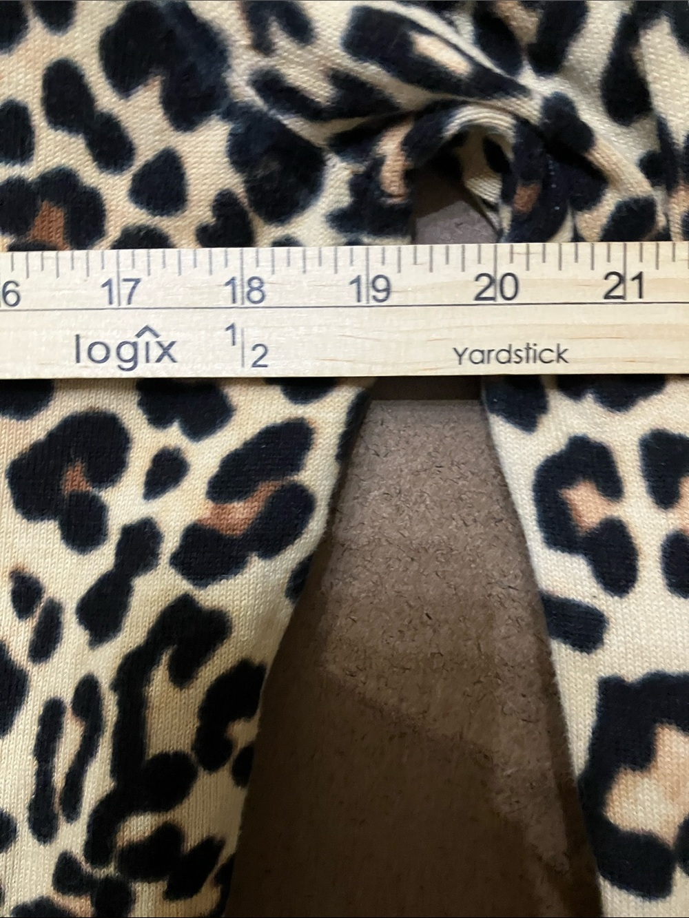 H&M Leopard Print Cardigan - Beige, Black - Picture 6 of 10
